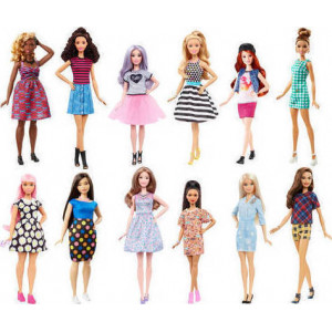 Barbie Fashionistas για 3+ Ετών 30εκ. (Διάφορα Σχέδια) 1τμχ