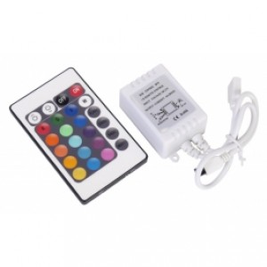 CONTROLLER INFRARED 24 COMMAND WIRELESS RGB LED SPACE LIGHTS DC-15-3
